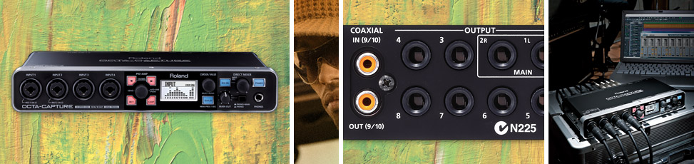 OCTA-CAPTURE: 10x10 24-bit/192 kHz Hi-Speed USB Audio Interface
