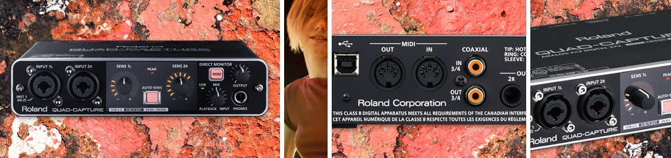 QUAD-CAPTURE: Interface de Áudio USB 2.0